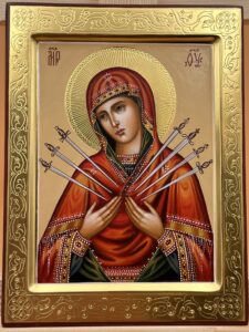 Богородица «Семистрельная» Образец 15 Златоуст